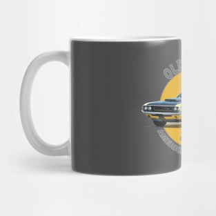 Challenger TA American Muscle Car 60s 70s Old is Gold Mug